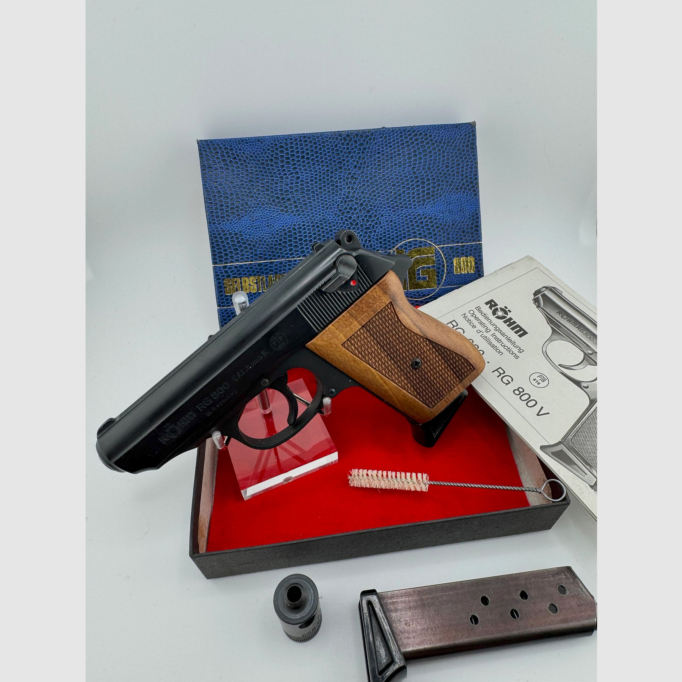 Röhm RG 800 schwarz - PTB 414 - Beschussjahr KB (1991)