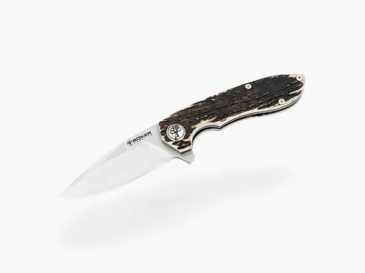 Böker Arbolito Wilki H – Couteau de chasse pliant avec corne de cerf