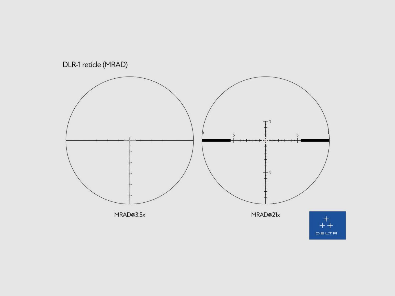 Delta Optical Stryker HD 3.5-21×44 FFP DLR-1