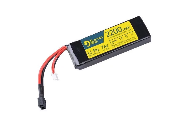 LiPo-Akku 7,4 V 2200 mAh 20/40C T-connect (DEANS), Bild 2 von 2