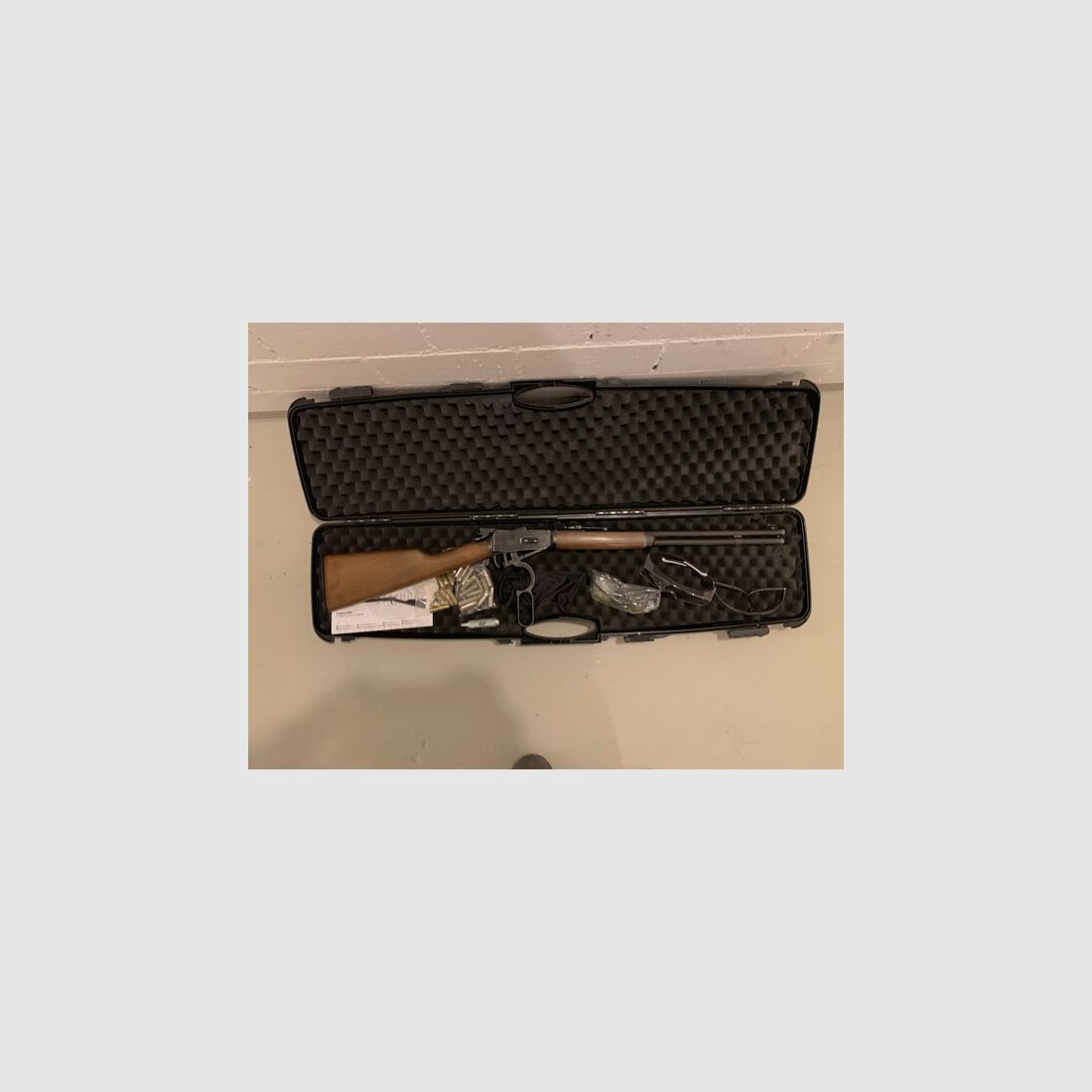 Umarex Bundle - Legends Cowboy Rifle 6mm Diabolo Antik Finish Koffer Extra Hülsen
