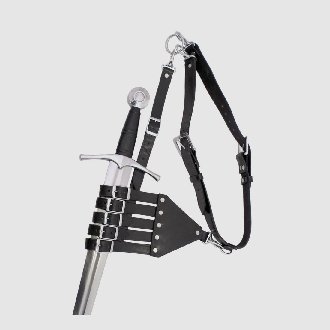 Pas gurtowy Bandelier na rapier lub miecz