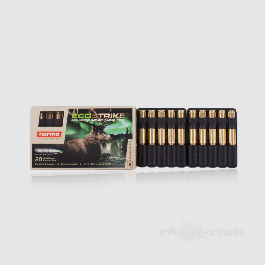 Norma Ecostrike Büchsenpatronen Kaliber .30-06 bleifrei 9,7g / 150grs