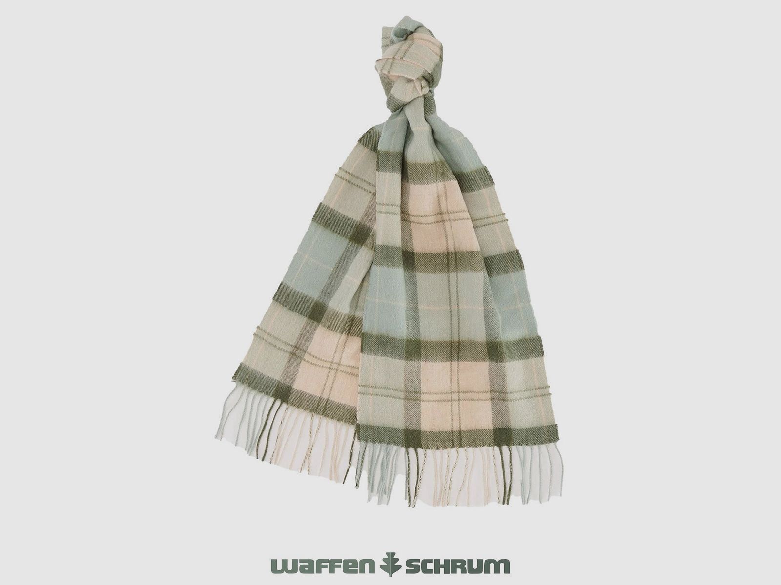 Barbour Schal Tartan Soft mint