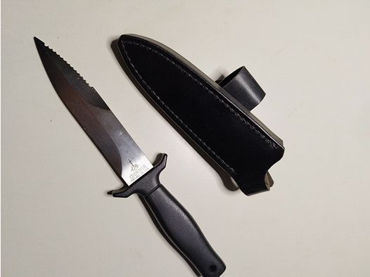 Hochwertiges Messer GERBER COMMAND 1 mit Leder-Clip Scheide