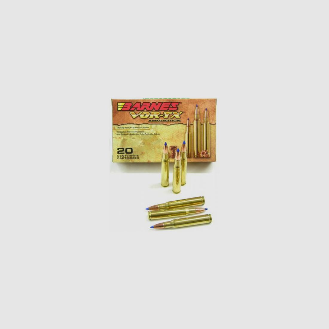 BARNES Munition Kal. 270 Win. VOR-TX 130 gr.