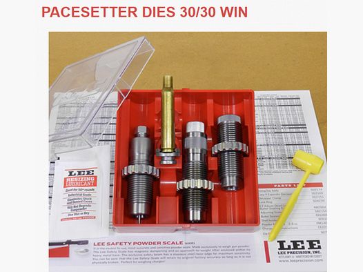 LEE 3-Die-Pacesetter Langwaffen Matrizensatz-SET Full-Length 30/30 WIN .30-30 Winchester #90506 NEU