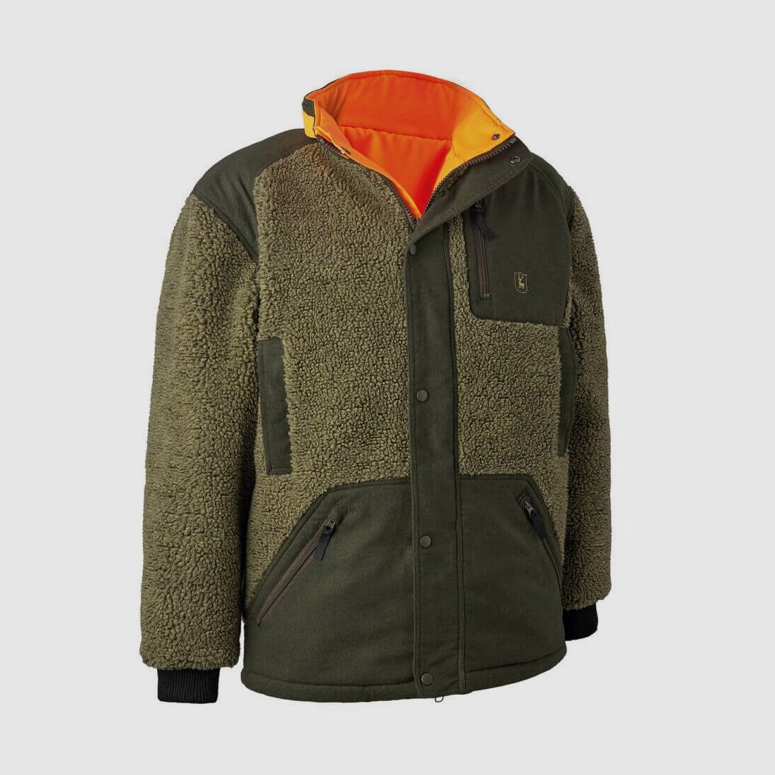 Deerhunter fleece reversible jacket with membrane, image 1 of 2