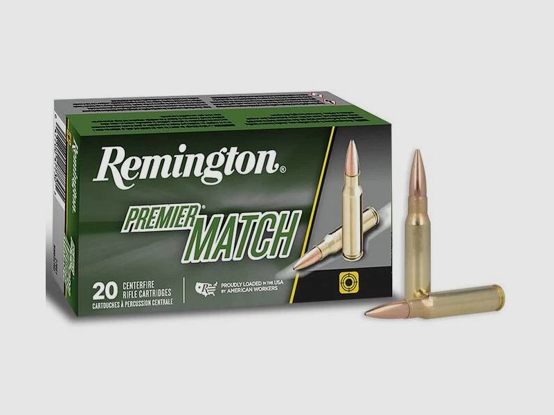Remington Premier Match .308 Win. 168GR BTHP 20 Patronen