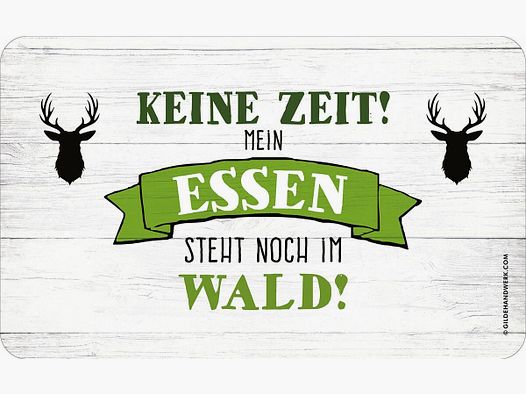 Frühstücksbrettchen „Keine Zeit“