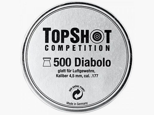 TOPSHOT 4,5MM DIABOLOS - 500 SCHUSS