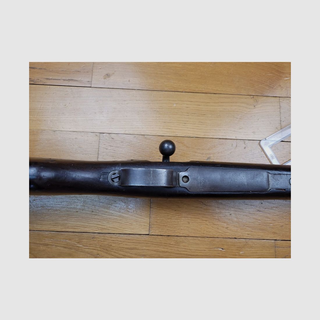 Seltenes Mauser-Gewehr Brasilien – Modell Mq.30M954 – neu kalibriert auf 300 Win Mag – Holz und Beschläge in gutem Zustand – sehr guter Lauf – Markierungen in einwandfreiem Zustand – BE+, Bild 16 von 25