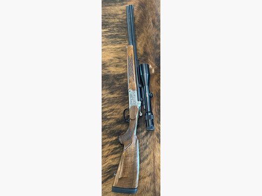 Blaser Bockbüchsflinte BBF 95, 5,6x50R Magnum + 16/70 mit Zielfernrohr Docter 2,5-10x48 M