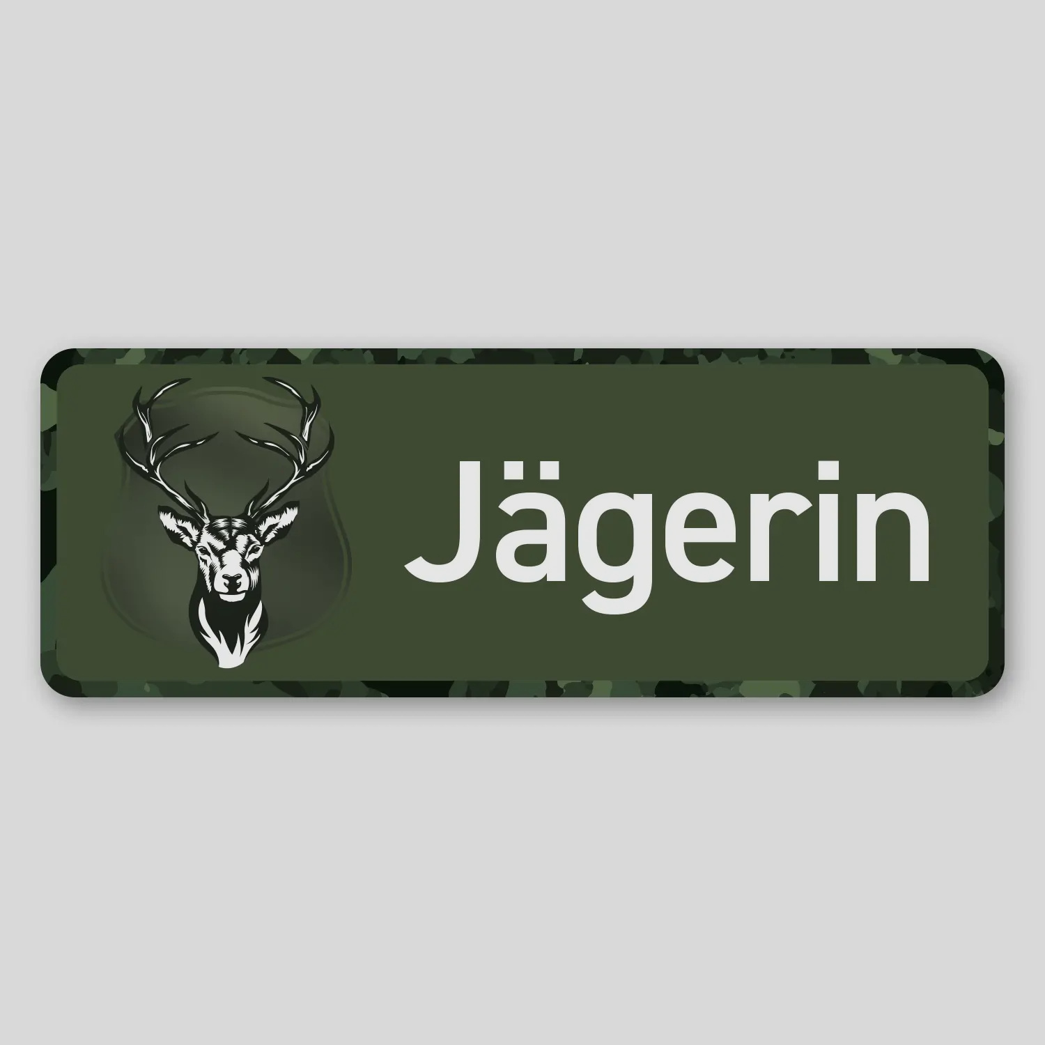 Wilde Hilde Magnetschild Jägerin