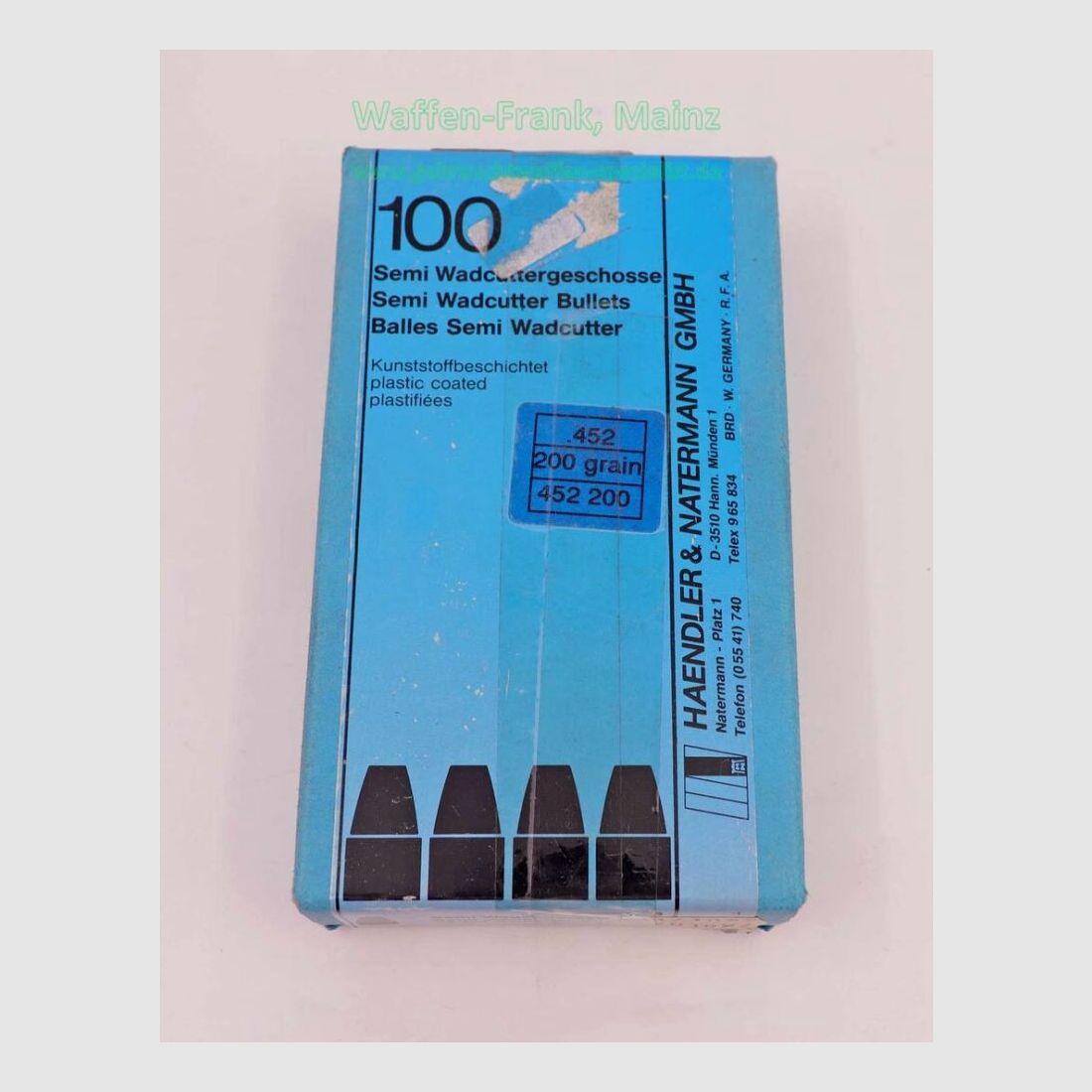 H&N Sport FFW balas .45 (.452)