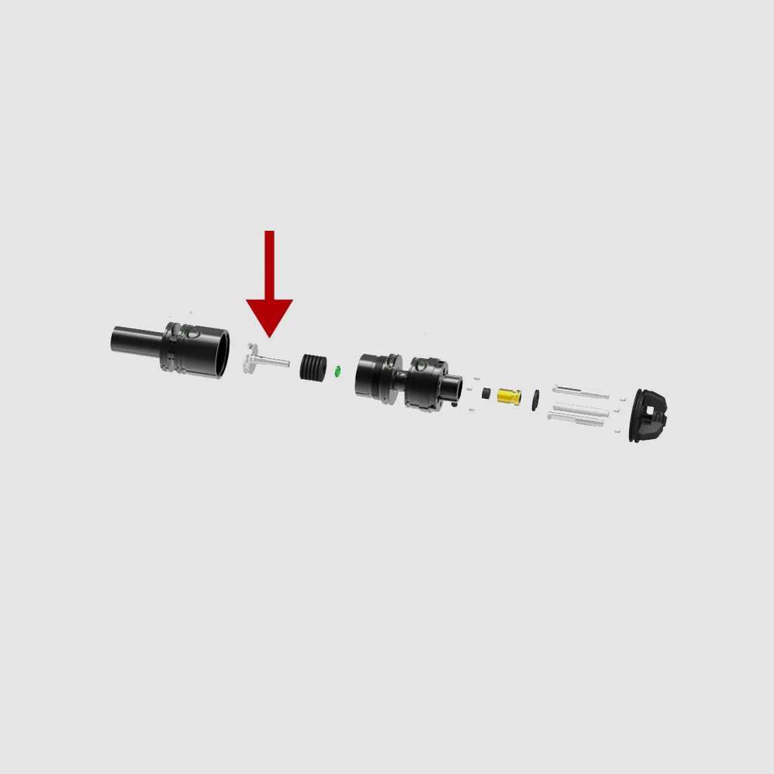 Regulator piston for bolt for Dye DAM