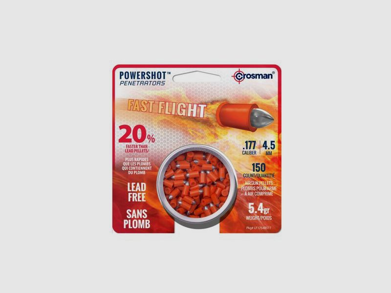Crosman Powershot Fast Flight Penetrator 4,5 mm (150), Bild 1 von 2