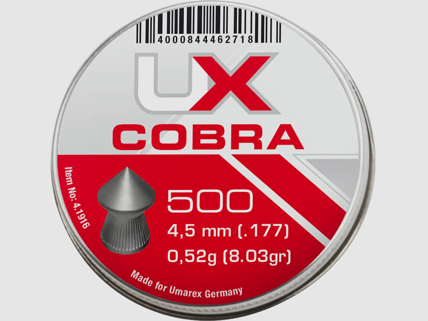 UX Cobra Diabolos 4,5mm (.177) – boîte de 500, image 1 sur 2