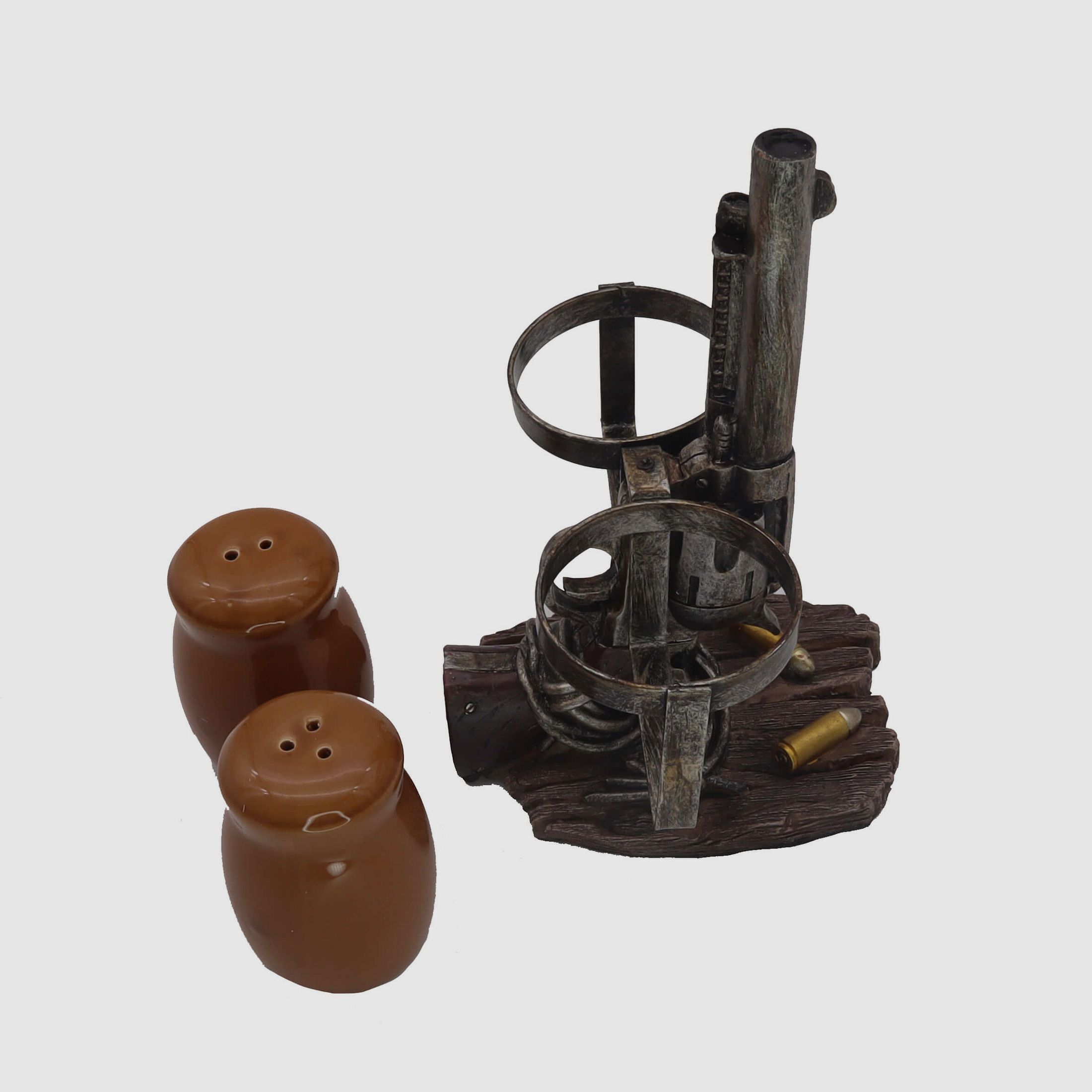 Salz und Pfefferstreuer Revolver