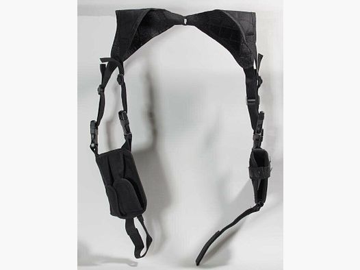Wapenaccessoires pistool schouderholster zwart universeel