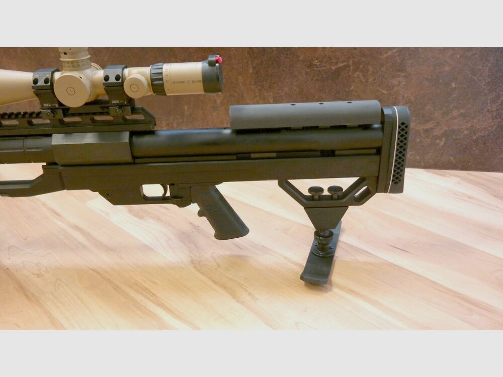 Büchse Fortmeier M2002 Kal. .338 Lapua Magnum mit S&B 5-25x56 PM II Pfandversteigerung 17.7.25