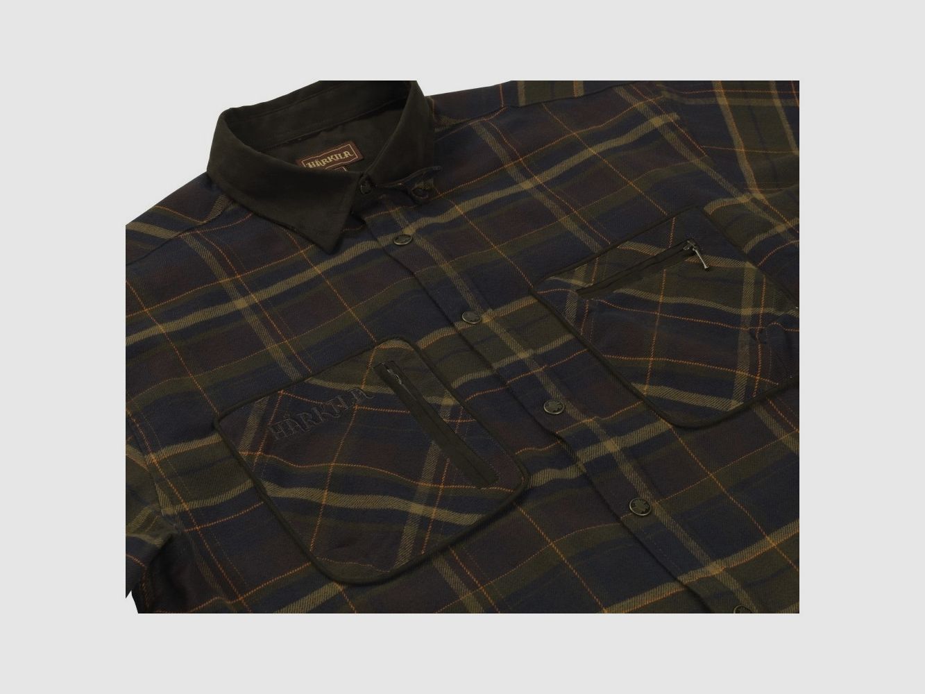 Camisa Härkila Pajala (Mellow brown check), imagen 3 de 4