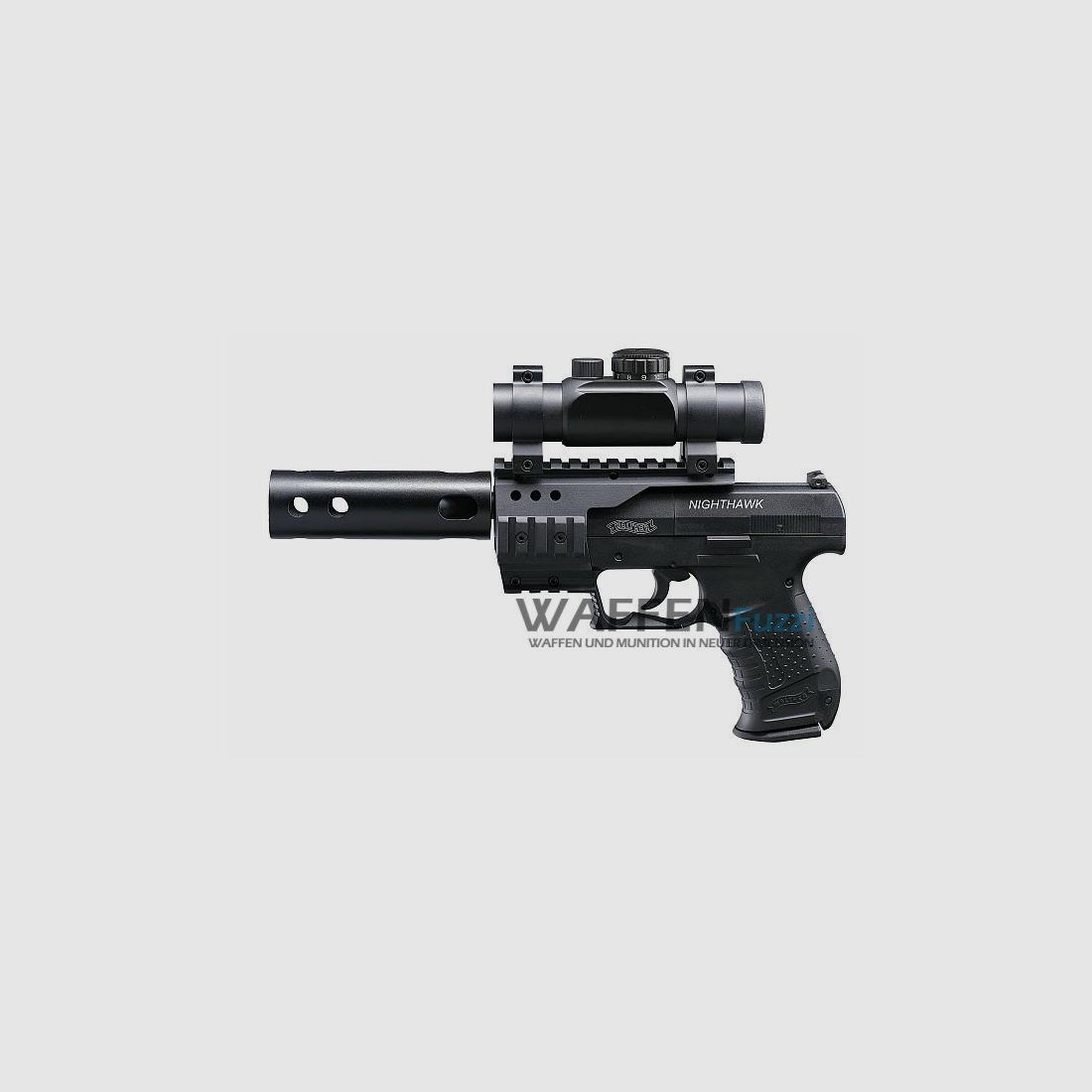 Walther NightHawk CO2 Pistolet 4,5 mm Diabolo, oksydowany