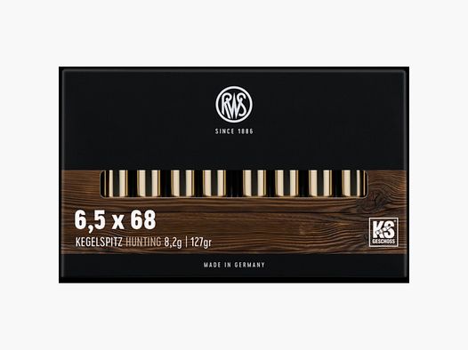 RWS PATRONEN 6,5 X 68 GR 127 KS