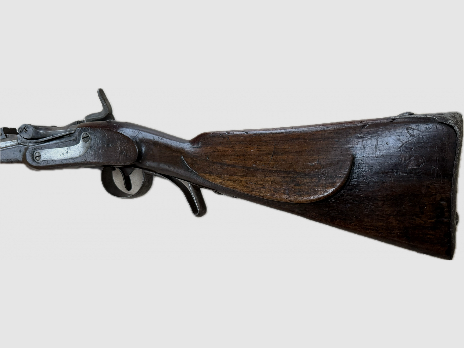 Wänzel Jägerstutzen M1854/67 Kal. 14 x 33R Wänzel met origineel bajonet en patroon, afbeelding 3 van 6