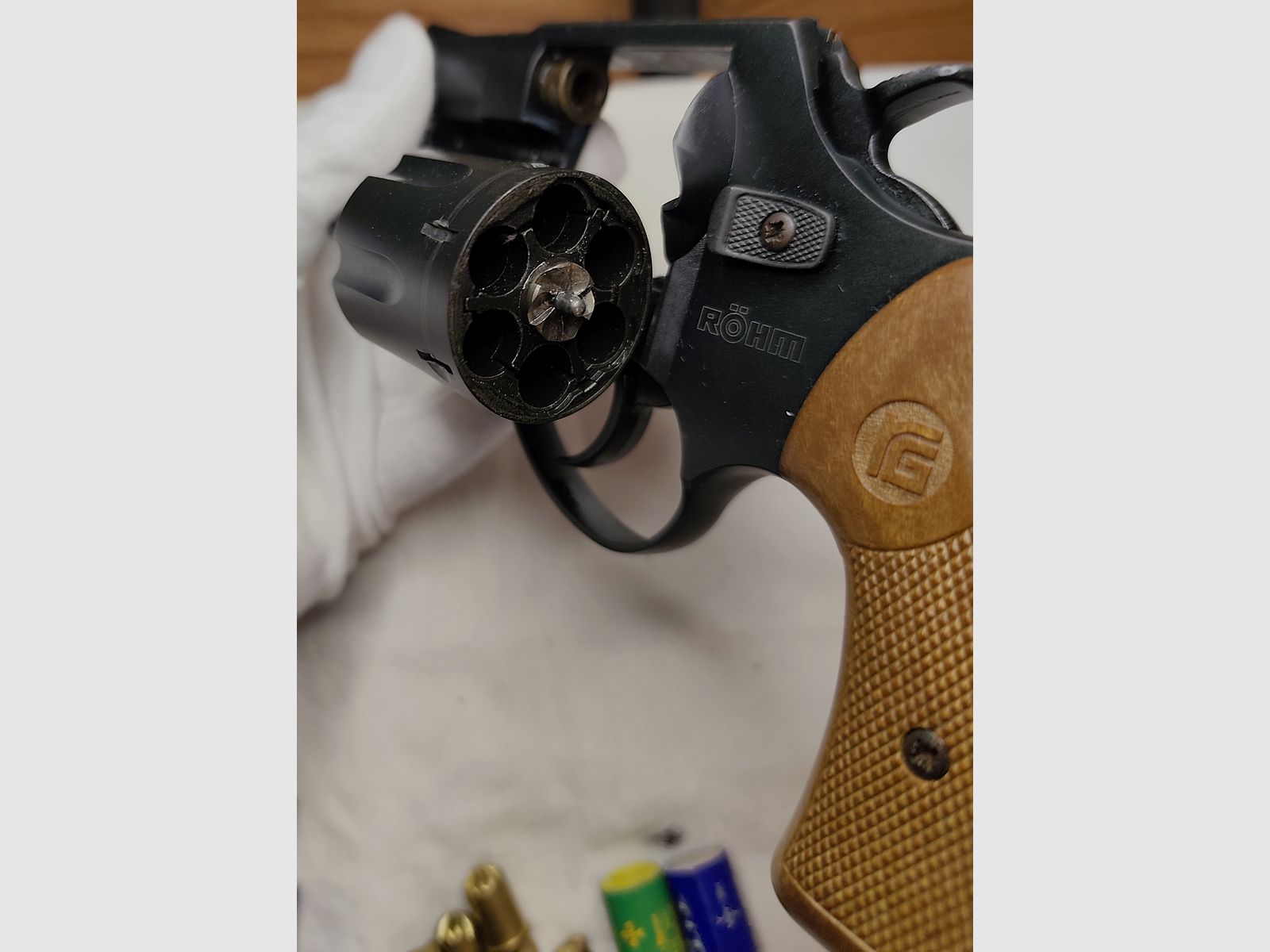 Röhm RG 89 Revolver PTB 976 Kaliber 9mm R.K. Guter Zustand