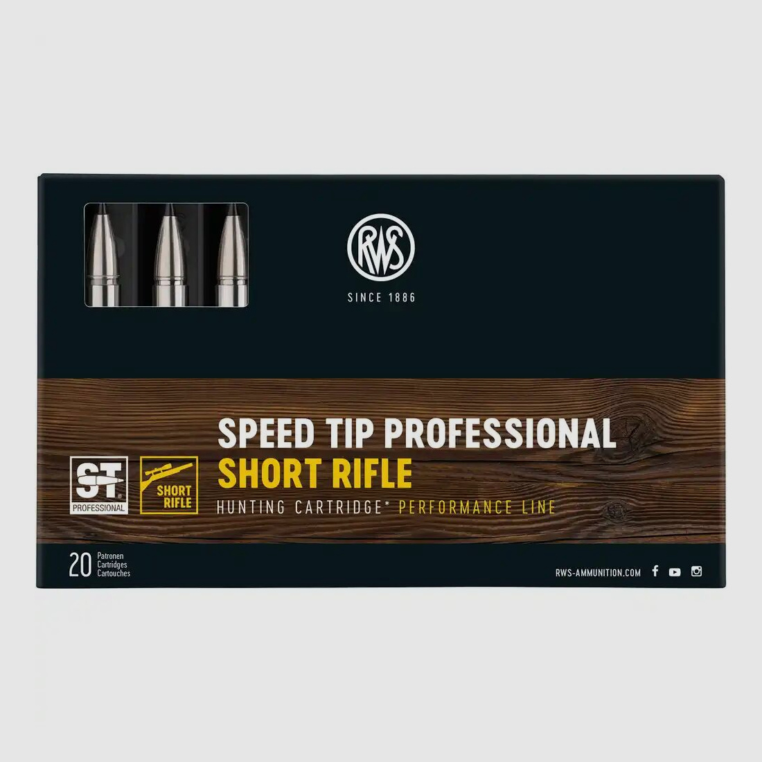 RWS Speed Tip Short Rifle 165grs - 20pcs
