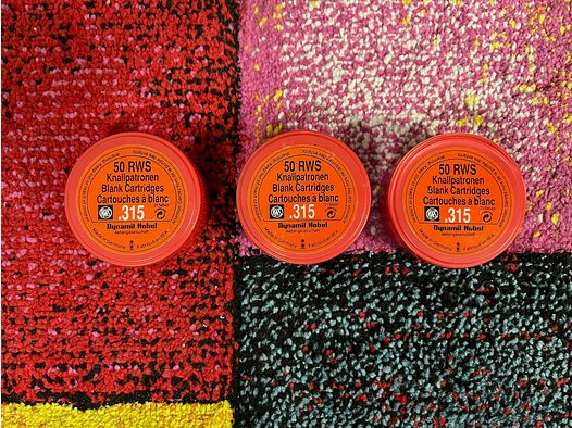 .315 K cartuchos de fogueo RWS - Coleccionista