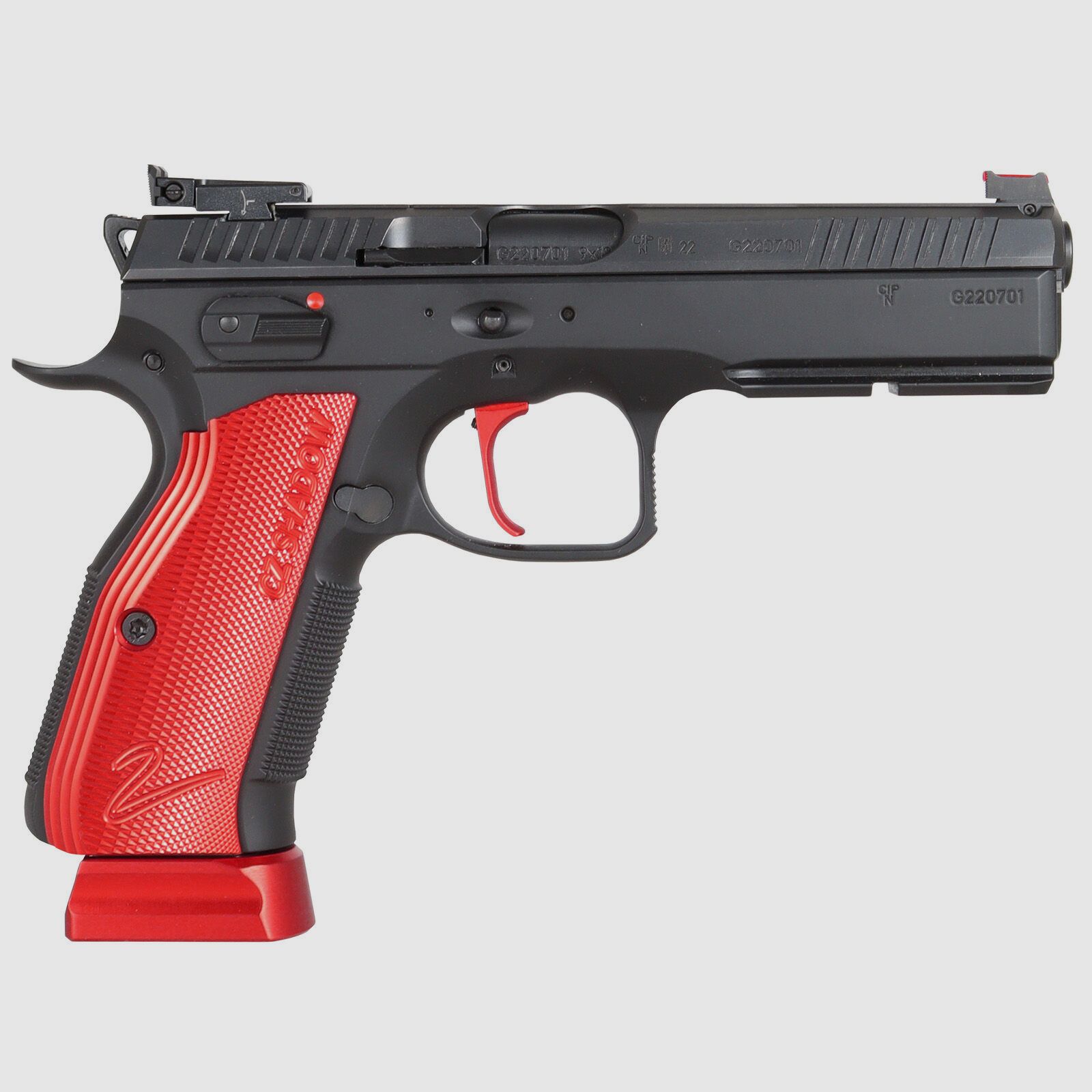 <CZ Shadow 2 GORĄCA CZERWIEŃ