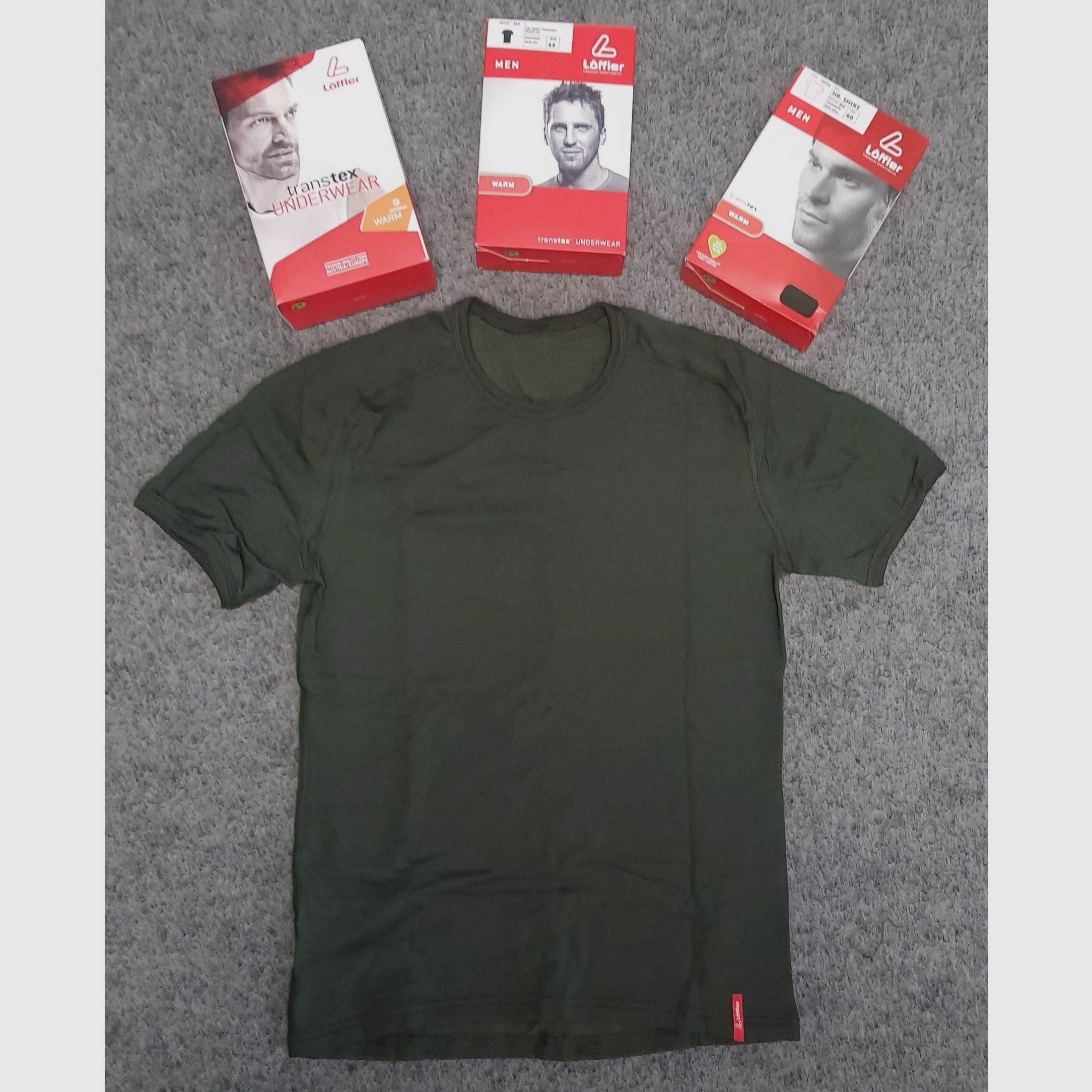 LOFFLER UNDER SHIRT GREEN size 44-60 WHITE size 48