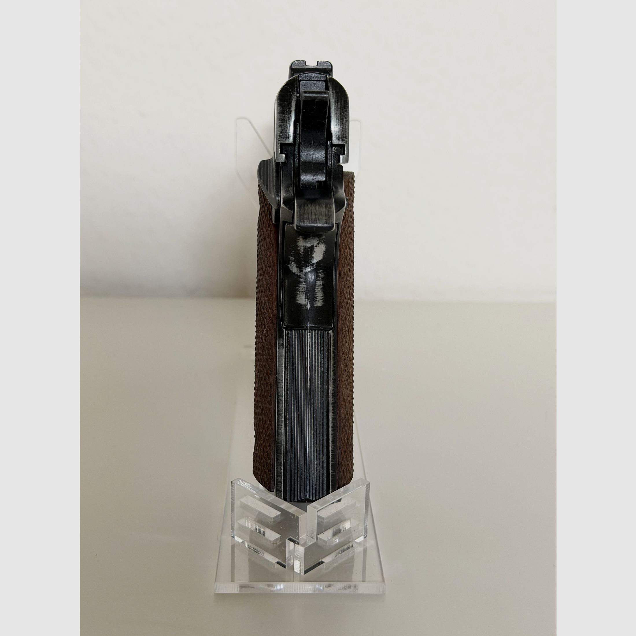 Colt Government 1911 A1 pistola a salve 9 mm P.A.K finitura antica con impugnature in legno NUOVA