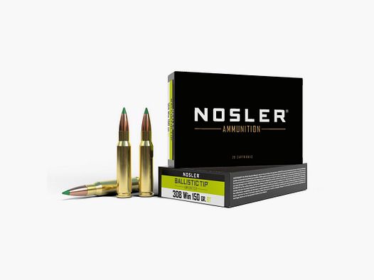 BALAS NOSLER BALLISTIC TIP CAL. 308 150 GR.