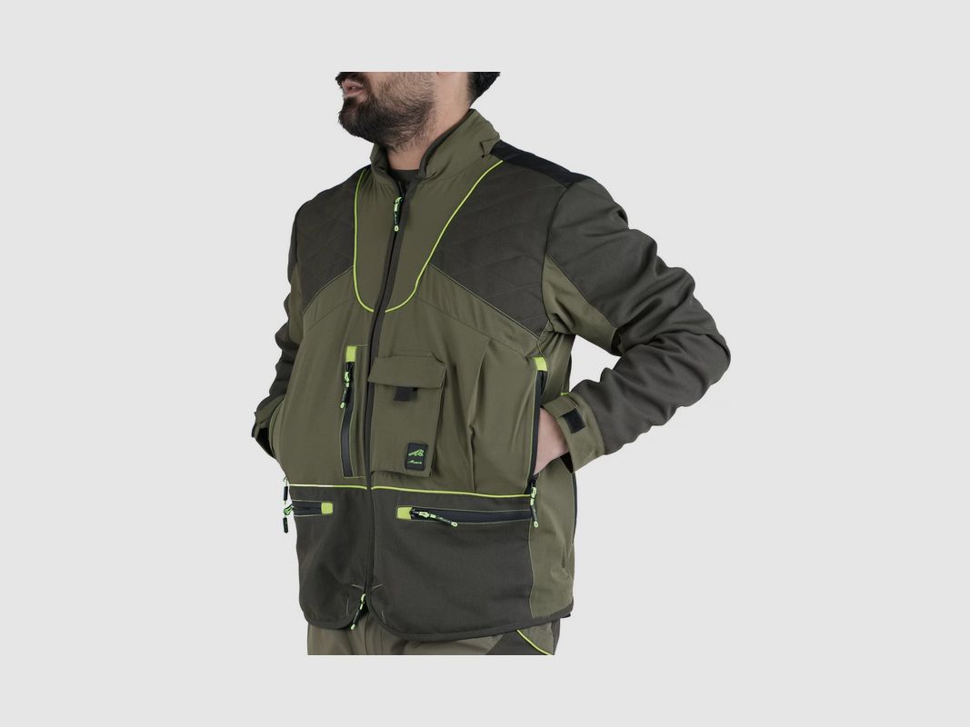 Masseria Jagdjacke 84 Fluoreszierend Grün, Bild 2 von 3
