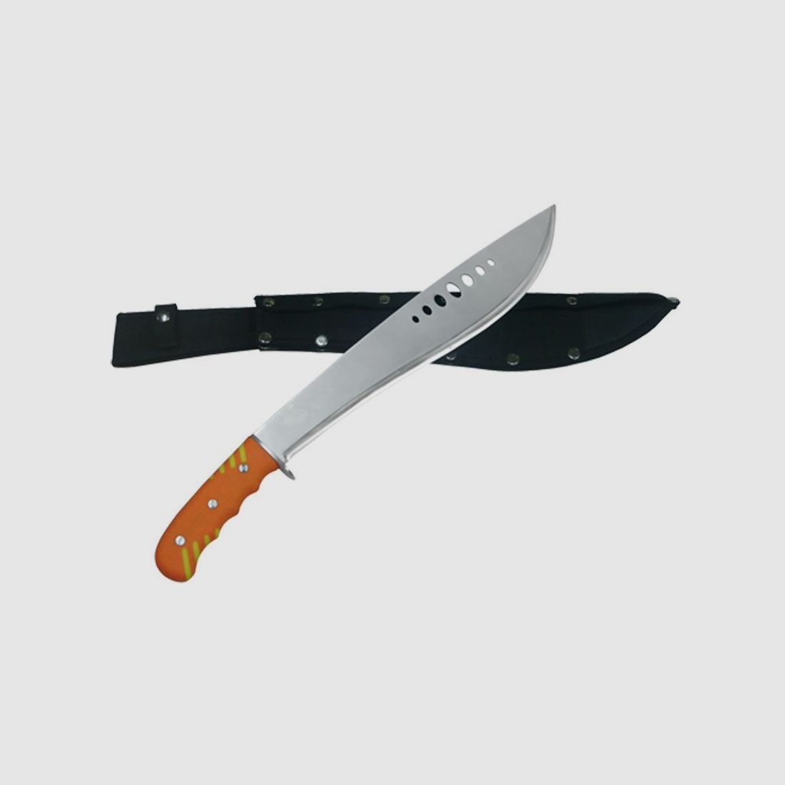 Machete, 39 cm Klinge (oranger Gummigriff)