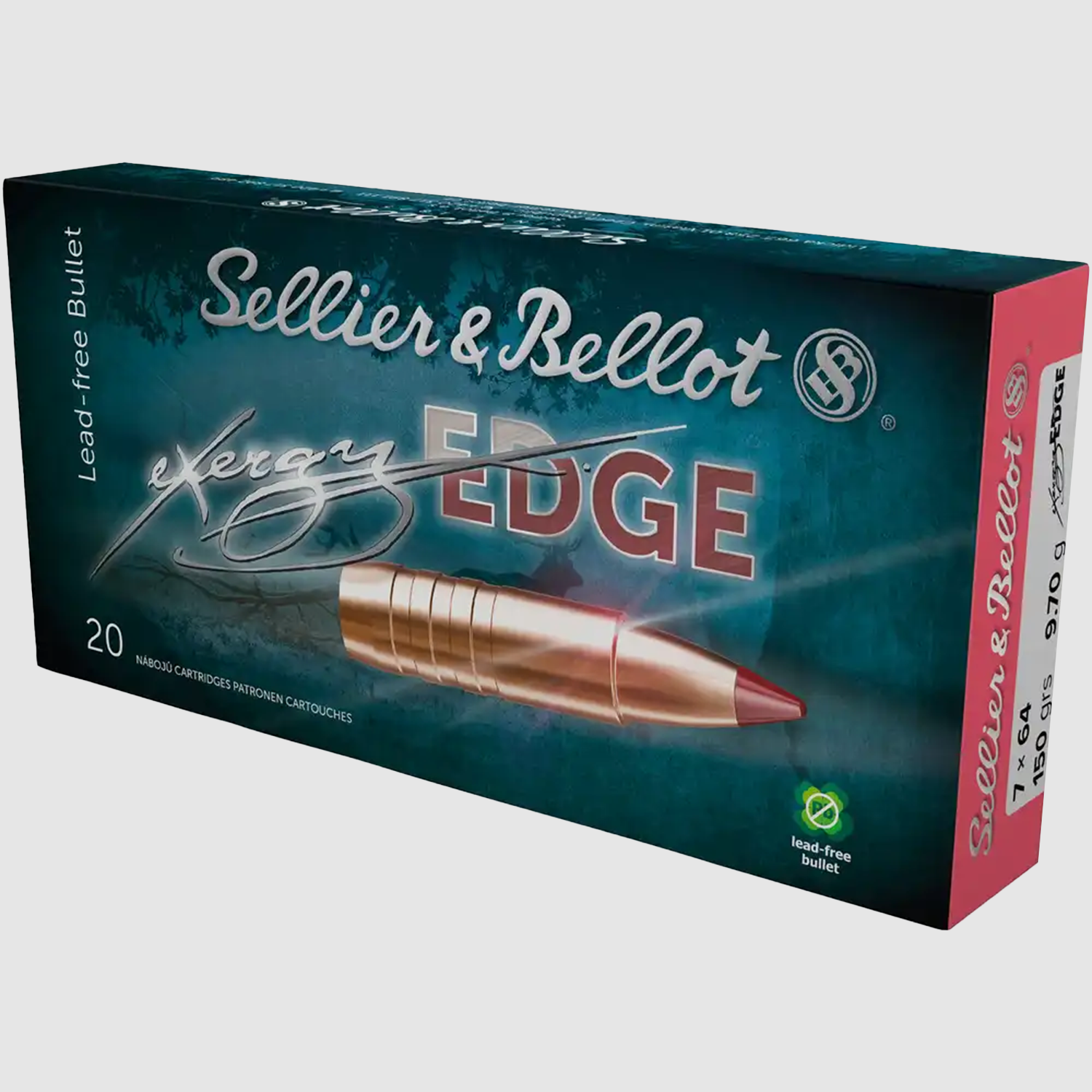 S&B Büchsenmunition Edge 7 x 64 9,70g Edge eXergy Edge