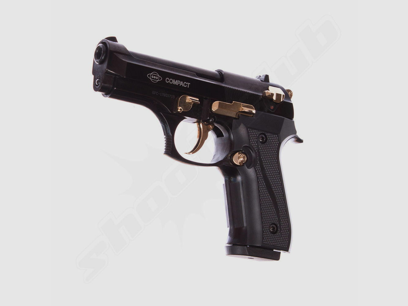 Ekol Ekol Compact black-gold cal. 9mm gas pistol