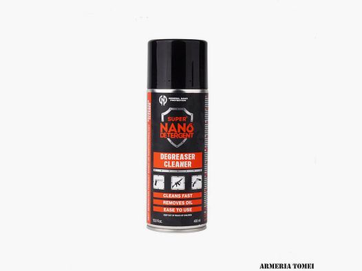 SUPER NANO DETERGENT – DEGREASER CLEANER 400ml (DEGREASER FOR FIREARMS)