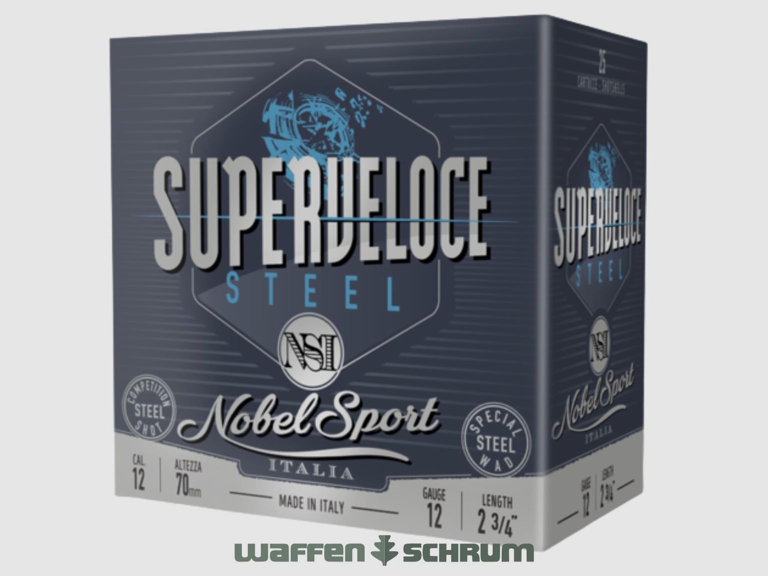 Nobel Sport Italia 12/70 Superveloce Steel Skeet T9 2,0mm - 24g