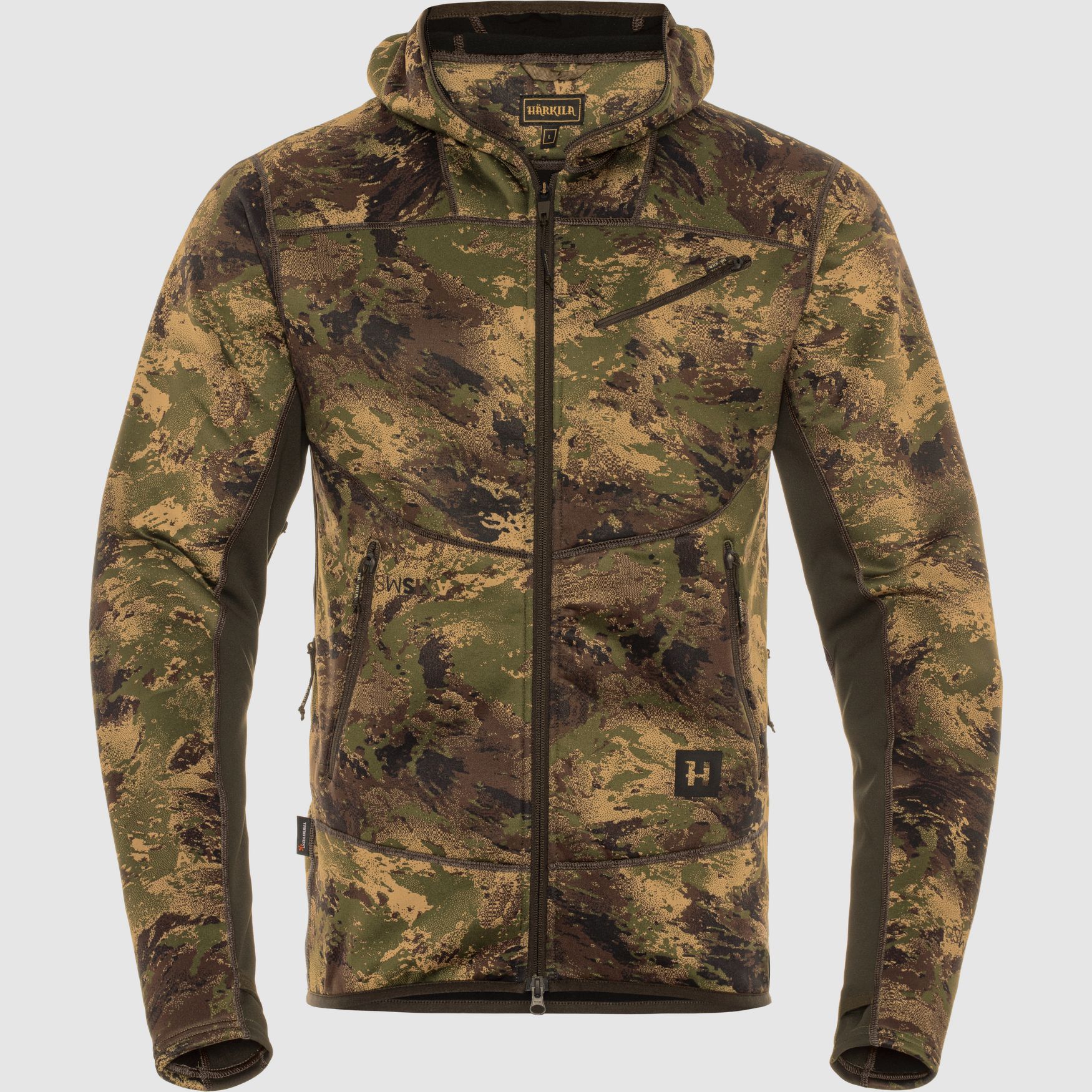 Härkila Deerstalker camo fleece hoodie axis MSP forest, afbeelding 1 van 12