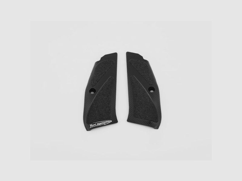 TONI SYSTEM Griffschalen f. CZ SP-01/02 Aluminium 3D schwarz