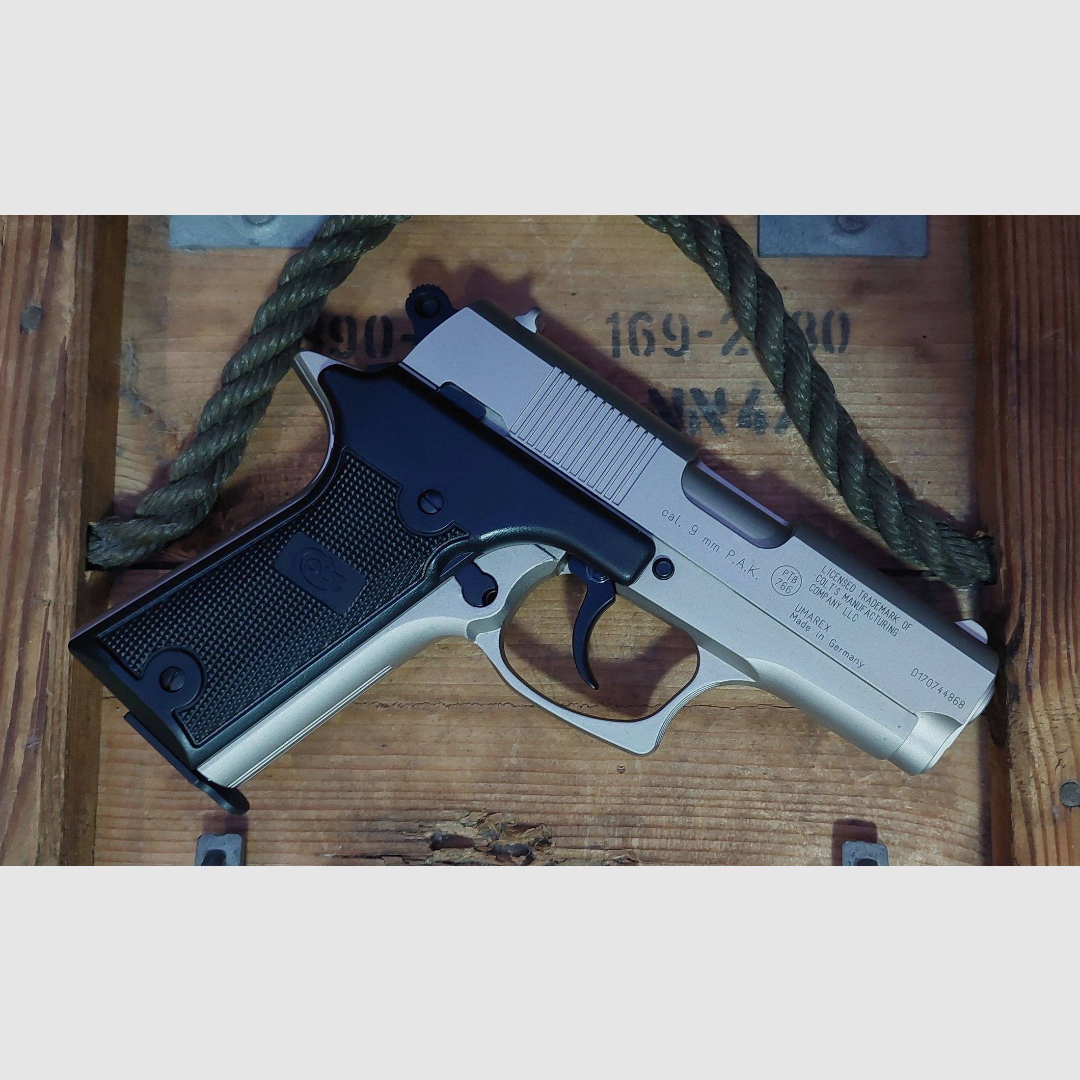 COLT Double Eagle - cromo mate - 9 mm P.A.K (PTB 766) Schreckschuss