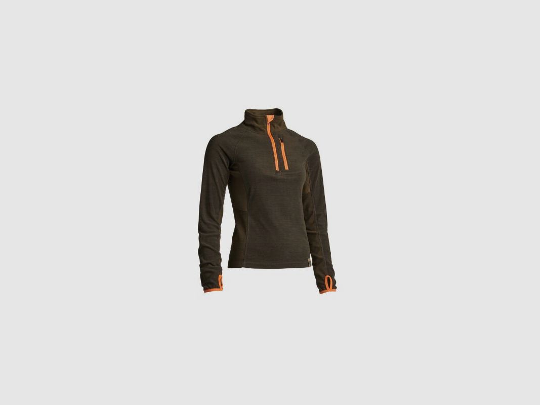 Northern Hunting Damen Funktionsunterwäsche Langarmshirt Revna Braun/Orange M/L