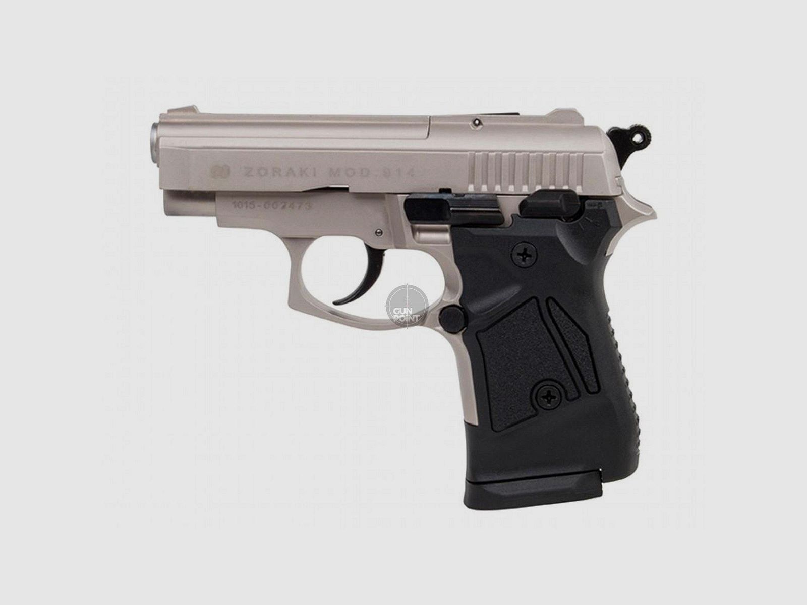 Blank - Gas Signal Pistol - Zoraki 914 - 9 mm P.A.K - satin