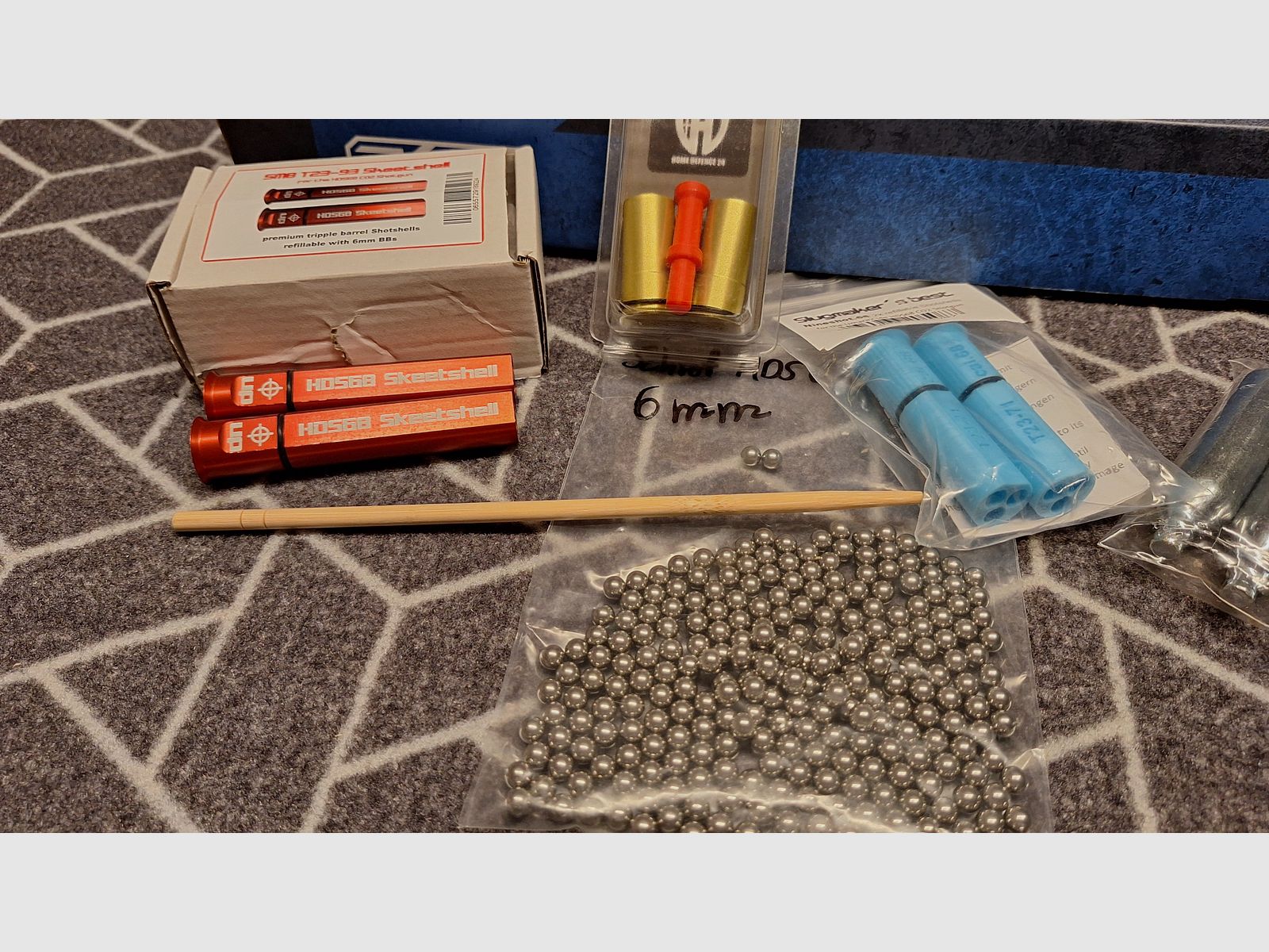 T4E TS 68 / HDS 68 Premium pakiet z zaworem eksportowym, amunicją, CO2, pociskami śrutowymi, strzałkami itp. Nowy!