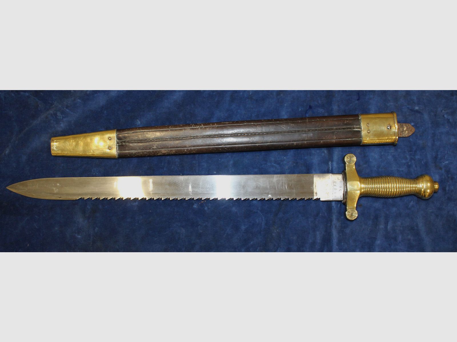 Schweizer M1842-75 Pionier-Säbel mit Sägerücken, Bild 4 von 10
