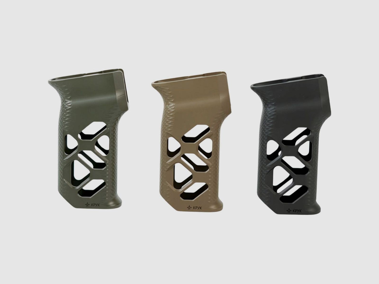 Kruk - Chwyt pistoletowy - Aluminiowy - Jack / Mini Jack / AKM / AK-74 - Armor Black - CRC 9U081, zdjęcie 6 z 10